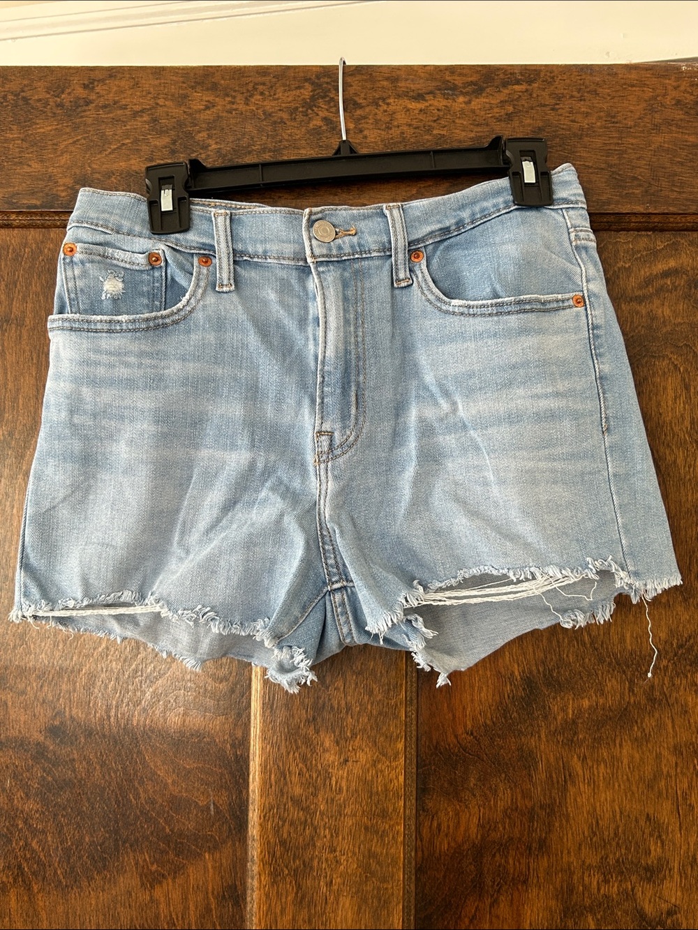 Levi’s Light Wash Denim Cutoff Shorts - Women's Light Blue Jean Shorts